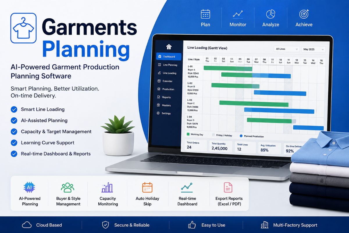 Garments Planning Software-Online Version